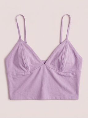 NWT Victoria’s Secret Women’s Lavender Bralette Crop Top - Soft Support